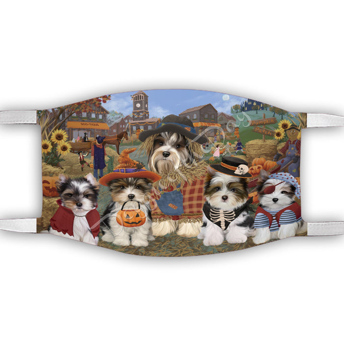 Halloween 'Round Town Biewer Dogs Face Mask FM49930
