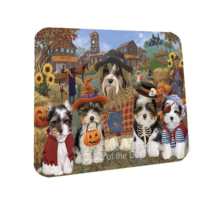 Halloween 'Round Town Biewer Dogs Coasters Set of 4 CSTA57913