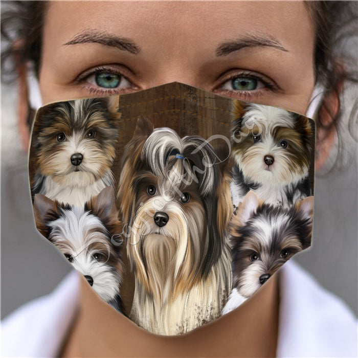 Rustic Biewer Dogs Face Mask FM50030