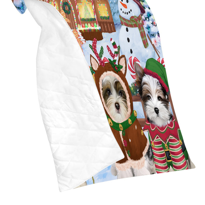 Holiday Gingerbread Cookie Biewer Dogs Quilt