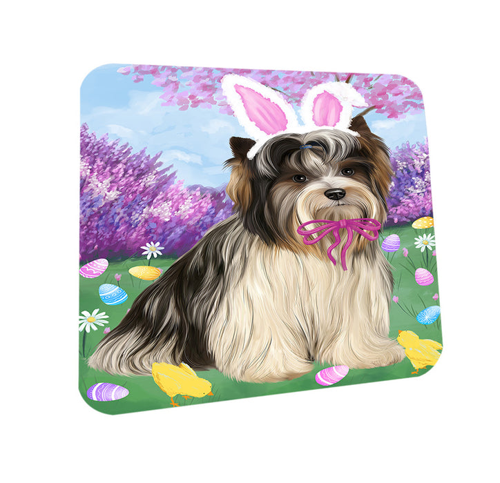 Easter Holiday Biewer Terrier Dog Coasters Set of 4 CST56836