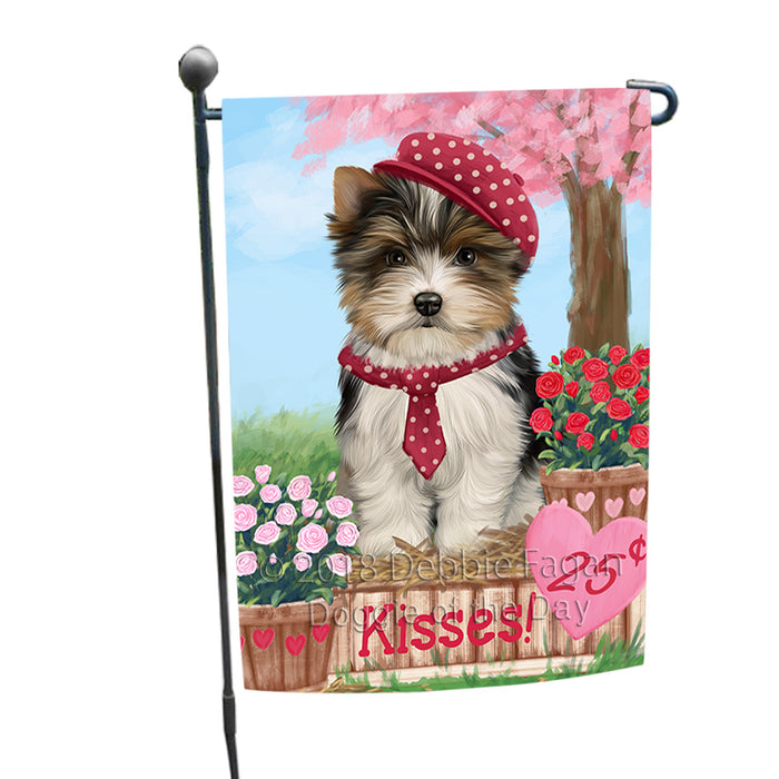 Rosie 25 Cent Kisses Biewer Terrier Dog Garden Flag GFLG56477