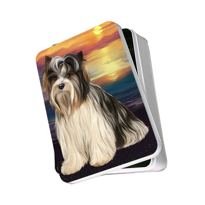 Biewer Terrier Dog Photo Storage Tin PITN51730