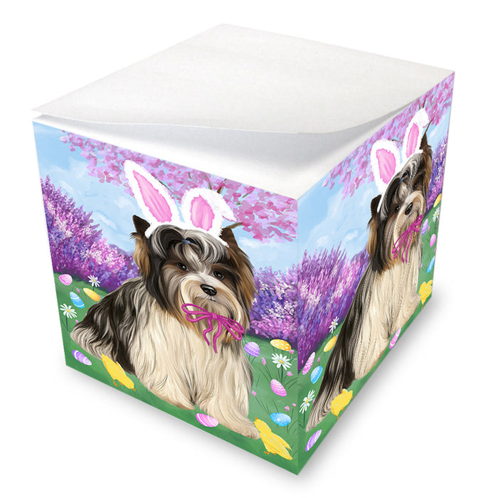 Easter Holiday Biewer Terrier Dog Note Cube NOC54995