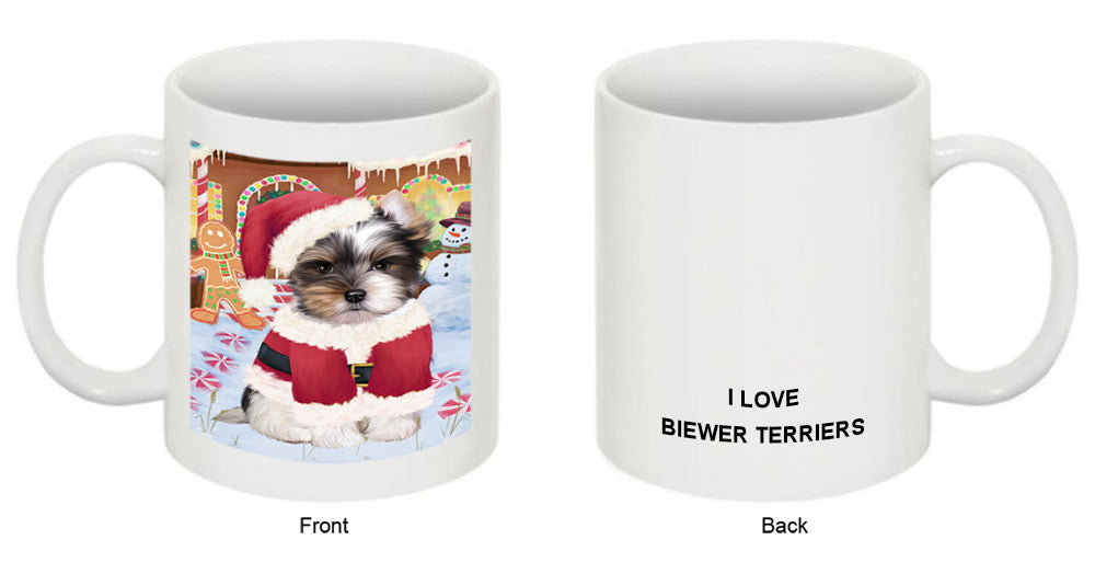 Christmas Gingerbread House Candyfest Biewer Terrier Dog Coffee Mug MUG51585