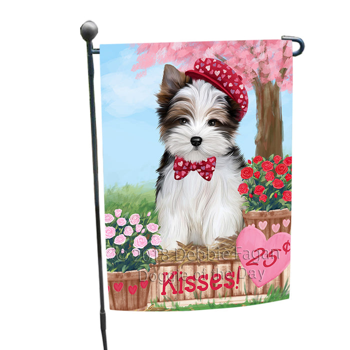 Rosie 25 Cent Kisses Biewer Terrier Dog Garden Flag GFLG56478