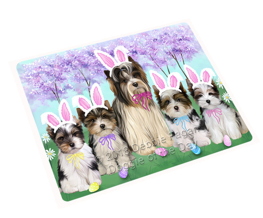 Easter Holiday Biewer Terriers Dog Large Refrigerator / Dishwasher Magnet RMAG103716