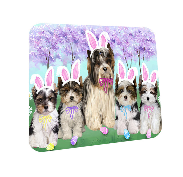 Easter Holiday Biewer Terriers Dog Coasters Set of 4 CST56837