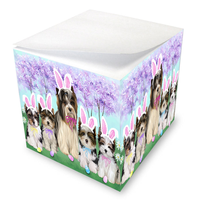 Easter Holiday Biewer Terriers Dog Note Cube NOC54996