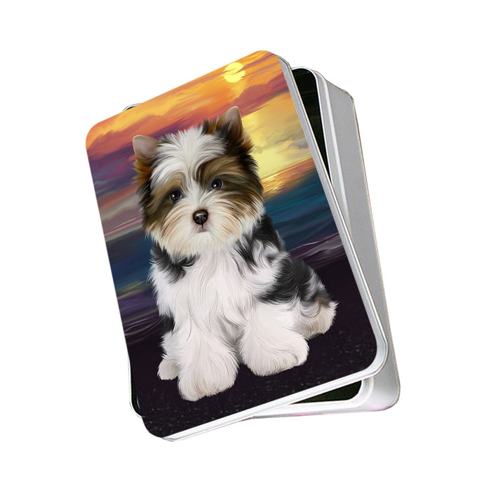Biewer Terrier Dog Photo Storage Tin PITN51731