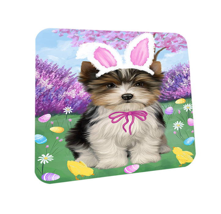 Easter Holiday Biewer Terrier Dog Coasters Set of 4 CST56838