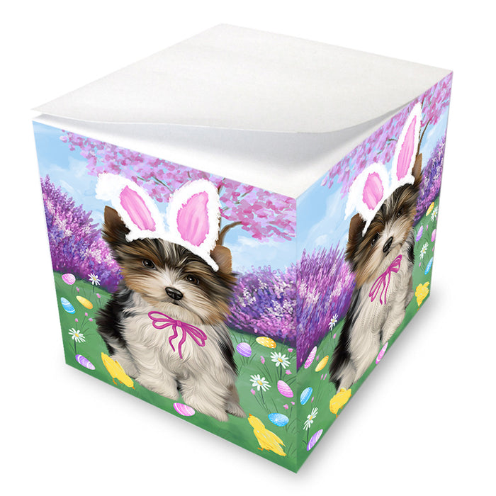 Easter Holiday Biewer Terrier Dog Note Cube NOC54997