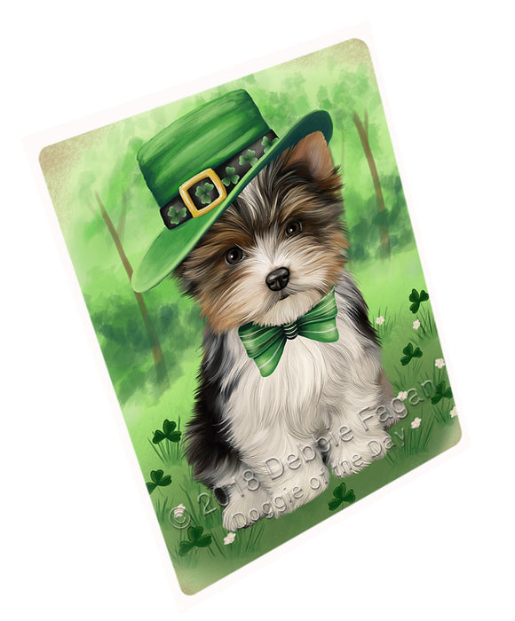 St. Patricks Day Irish Portrait Biewer Terrier Dog Cutting Board C77217