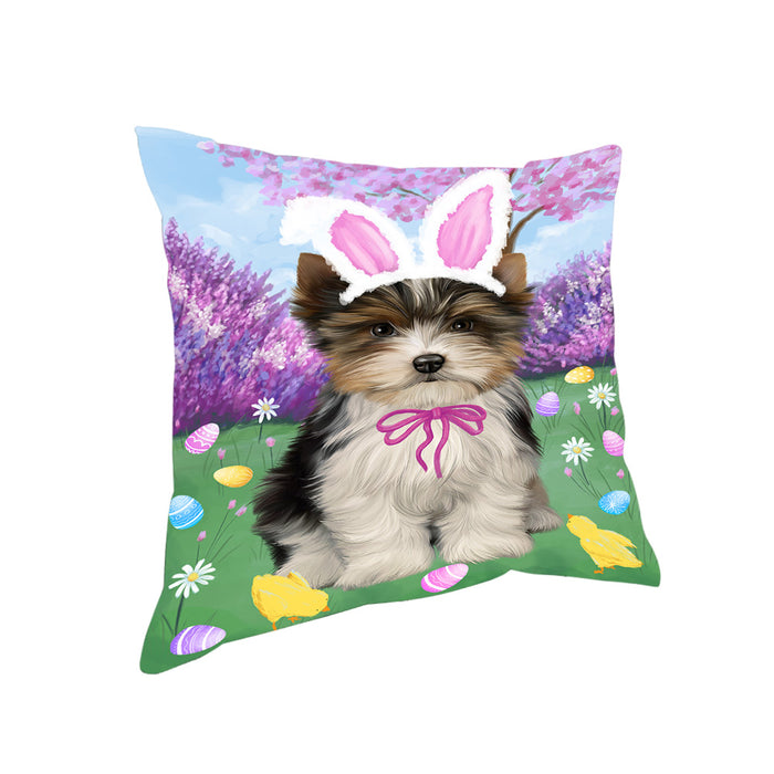 Easter Holiday Biewer Terrier Dog Pillow PIL81928