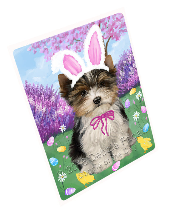 Easter Holiday Biewer Terrier Dog Cutting Board C75864