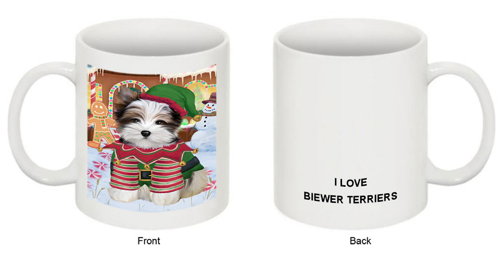 Christmas Gingerbread House Candyfest Biewer Terrier Dog Coffee Mug MUG51588