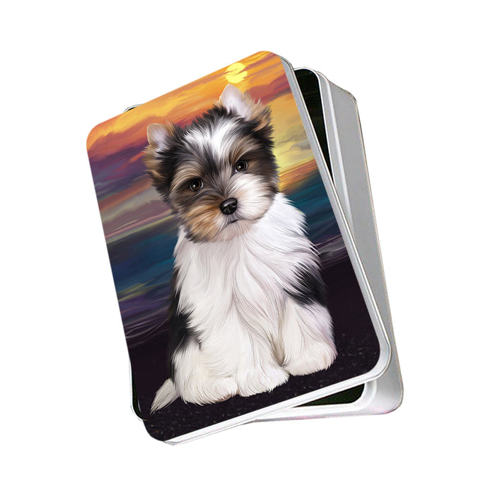 Biewer Terrier Dog Photo Storage Tin PITN51733
