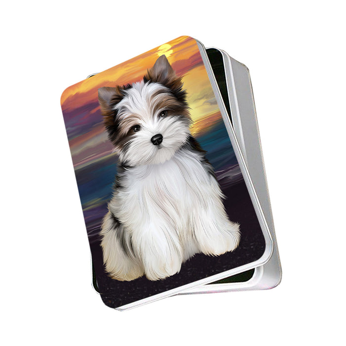 Biewer Terrier Dog Photo Storage Tin PITN51734