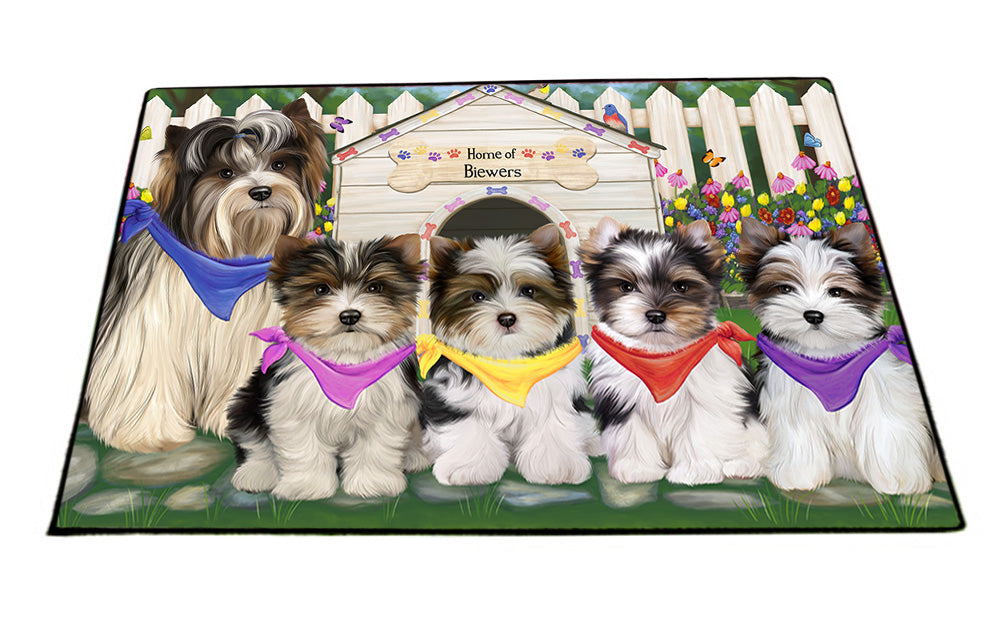 Spring Dog House Biewer Terriers Dog Floormat FLMS51531