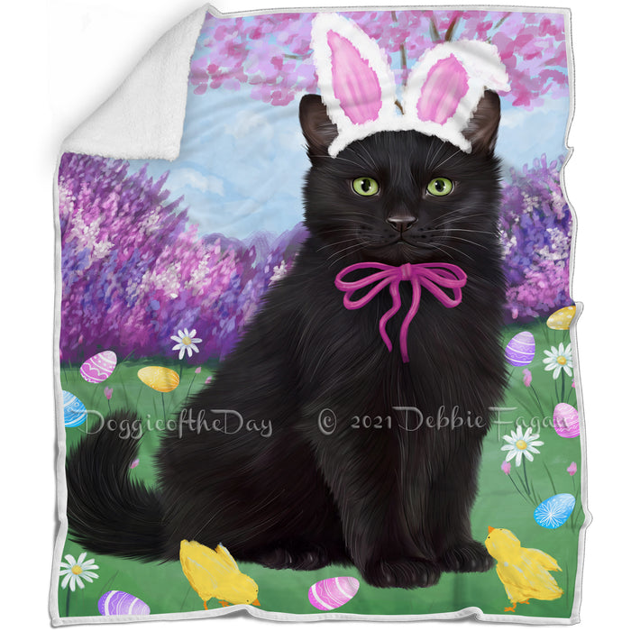 Easter Holiday Black Cat Blanket BLNKT131610