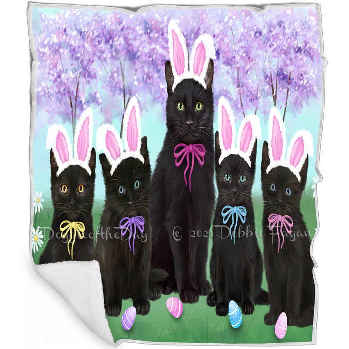 Easter Holiday Black Cats Blanket BLNKT131619