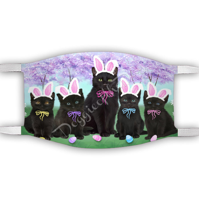 Easter Holiday Black Cats Face Mask FM49579