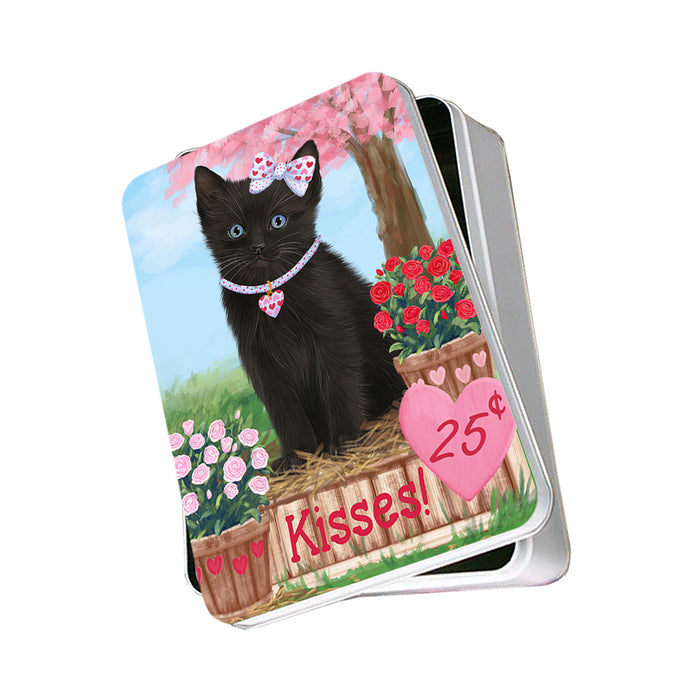 Rosie 25 Cent Kisses Black Cat Photo Storage Tin PITN55875