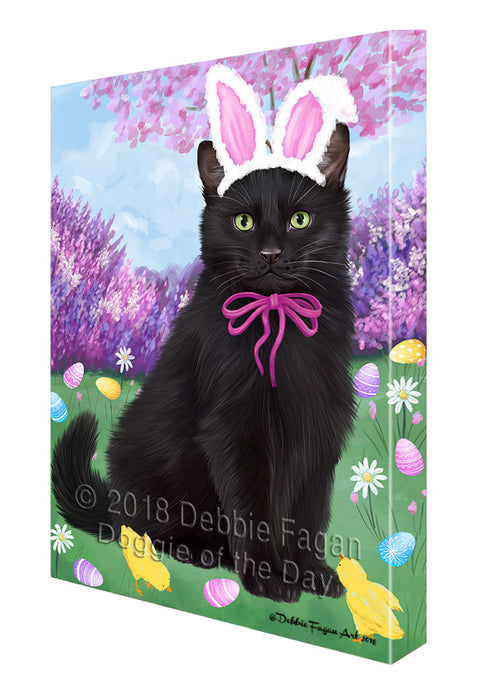 Easter Holiday Black Cat Canvas Print Wall Art Décor CVS134414