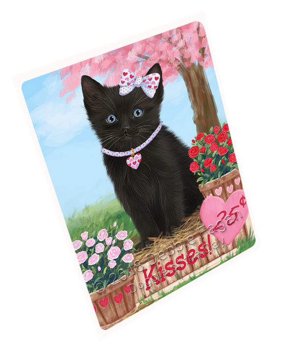 Rosie 25 Cent Kisses Black Cat Magnet MAG72933 (Small 5.5" x 4.25")