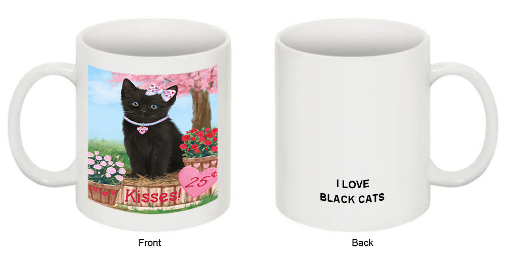 Rosie 25 Cent Kisses Black Cat Coffee Mug MUG51330