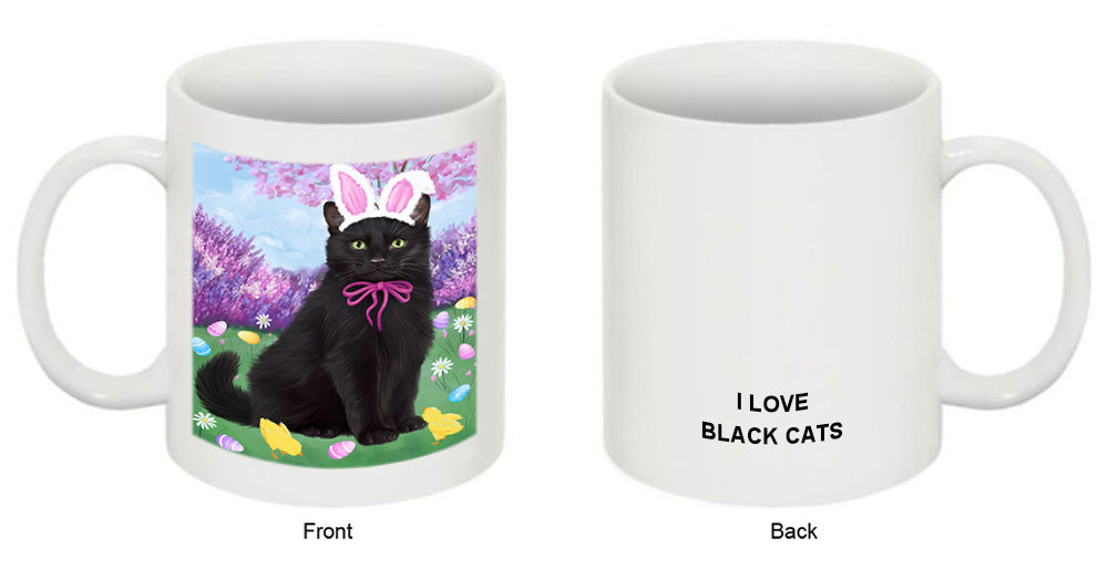 Easter Holiday Black Cat Coffee Mug MUG52279