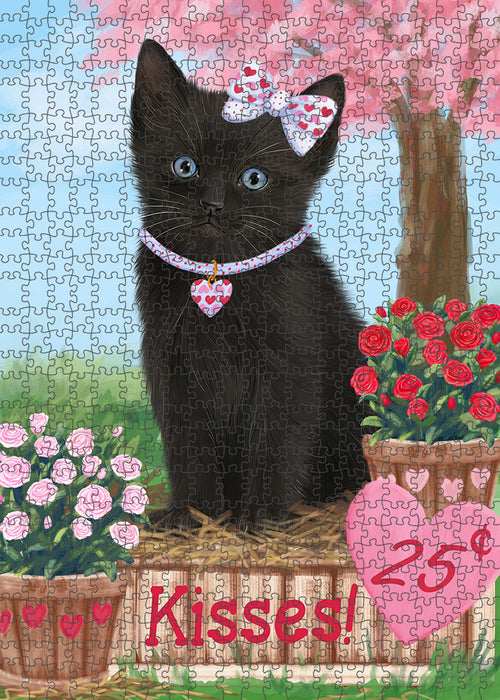Rosie 25 Cent Kisses Black Cat Puzzle with Photo Tin PUZL91932