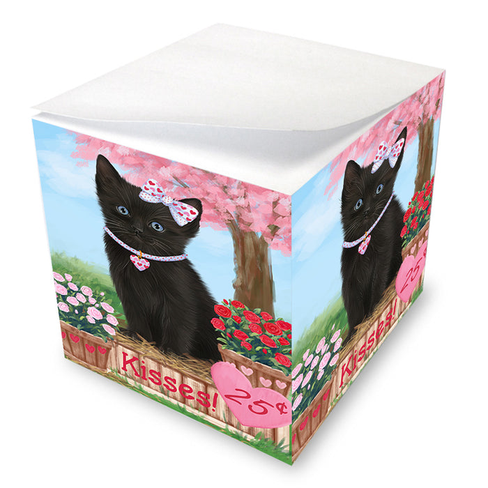 Rosie 25 Cent Kisses Black Cat Note Cube NOC54004