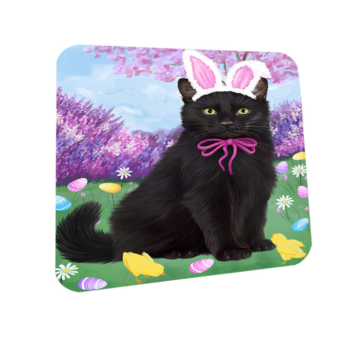Easter Holiday Black Cat Coasters Set of 4 CST56839