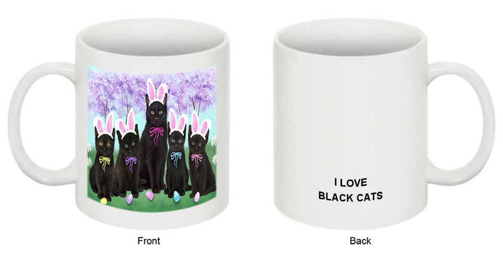 Easter Holiday Black Cats Coffee Mug MUG52280