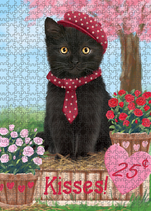 Rosie 25 Cent Kisses Black Cat Puzzle with Photo Tin PUZL91936