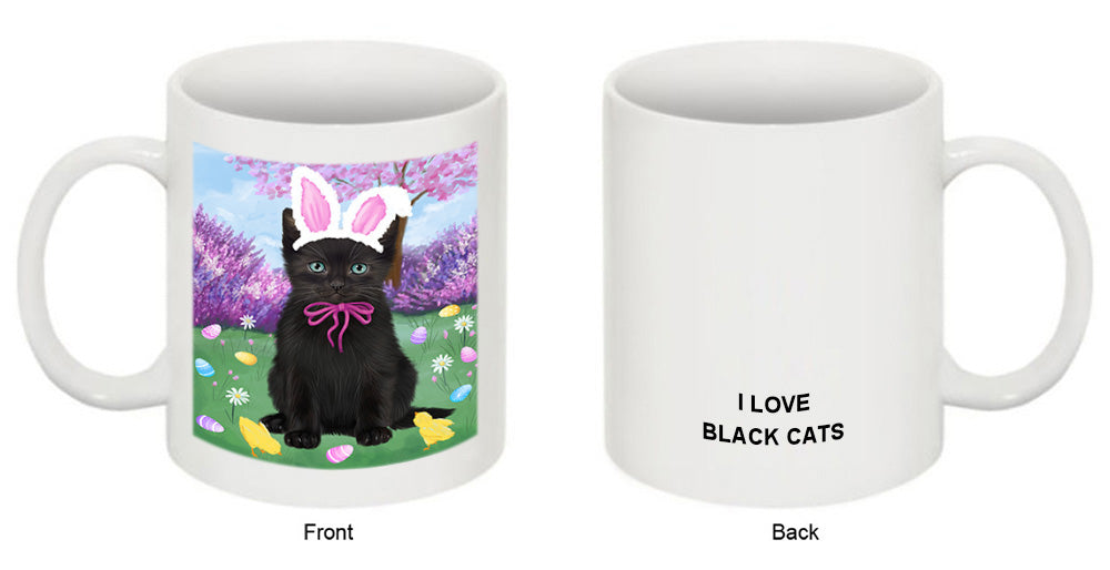 Easter Holiday Black Cat Coffee Mug MUG52281