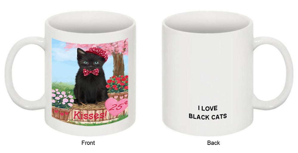 Rosie 25 Cent Kisses Black Cat Coffee Mug MUG51332
