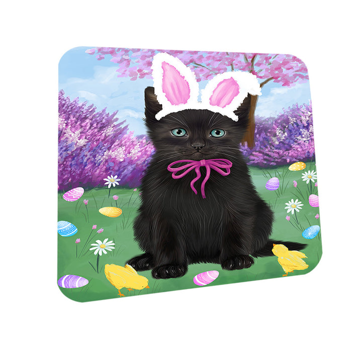 Easter Holiday Black Cat Coasters Set of 4 CST56841