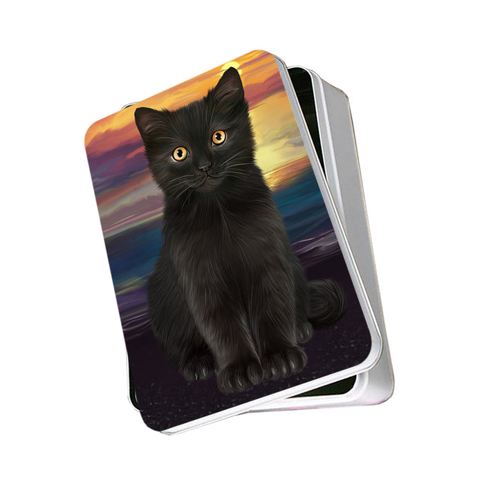 Black Cat Photo Storage Tin PITN51739