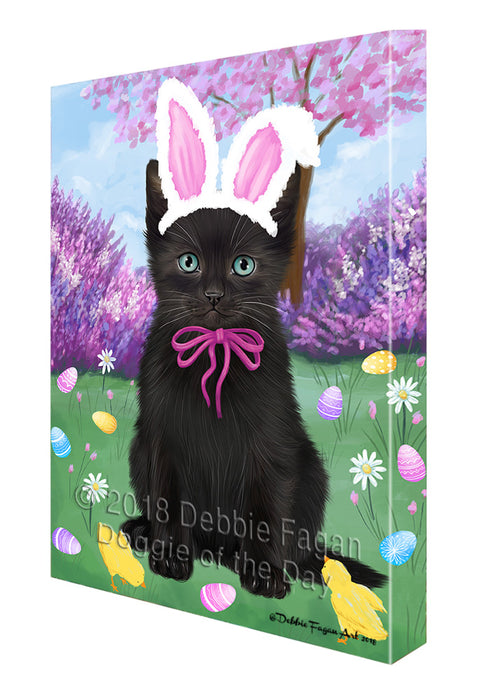 Easter Holiday Black Cat Canvas Print Wall Art Décor CVS134432