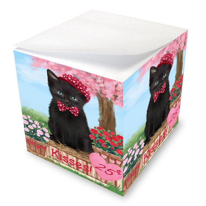 Rosie 25 Cent Kisses Black Cat Note Cube NOC54006