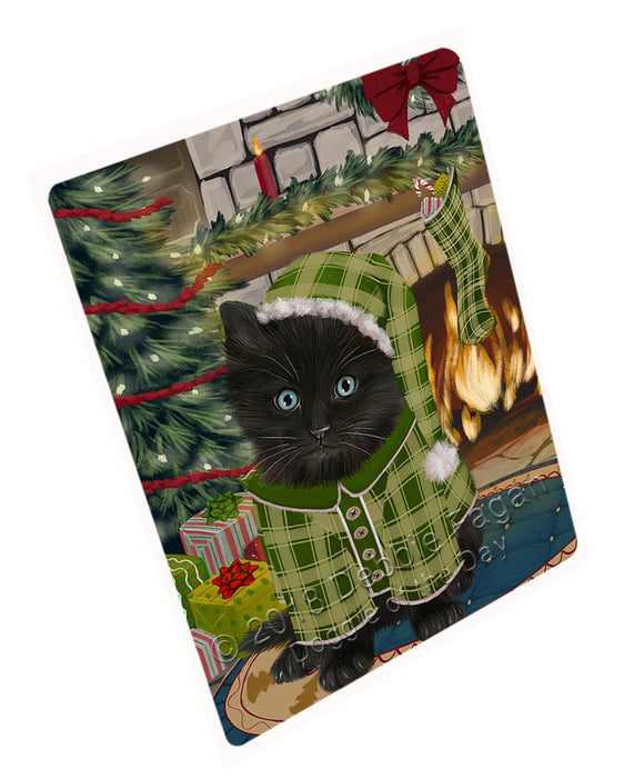 The Stocking was Hung Black Cat Cutting Board C70806