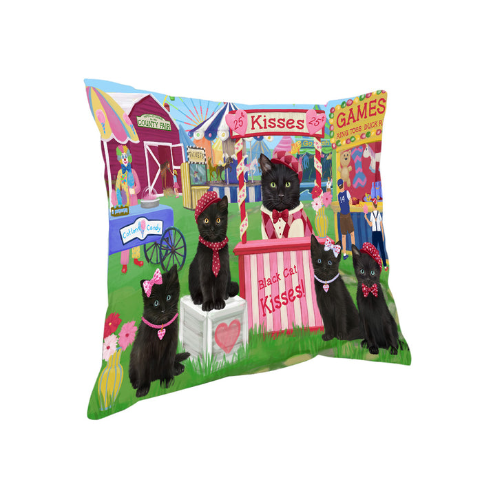 Carnival Kissing Booth Black Cats Pillow PIL77868