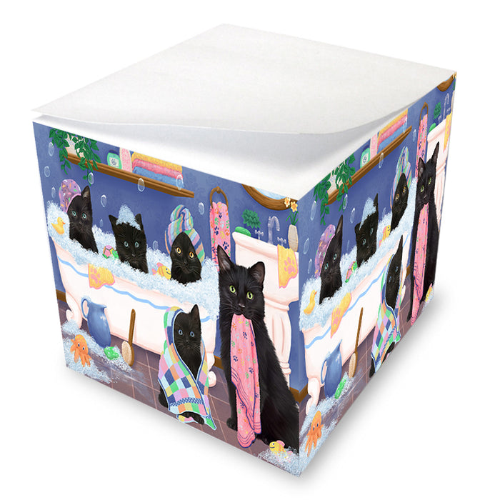 Rub A Dub Dogs In A Tub Black Cats Note Cube NOC54839