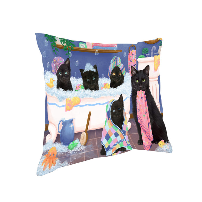 Rub A Dub Dogs In A Tub Black Cats Pillow PIL81360