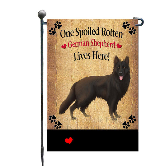 Personalized Spoiled Rotten Black German Shepherd Dog GFLG-DOTD-A63128