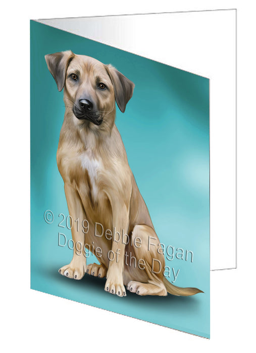 Black Mouth Cur Dog Handmade Artwork Assorted Pets Greeting Cards and Note Cards with Envelopes for All Occasions and Holiday Seasons GCD77597