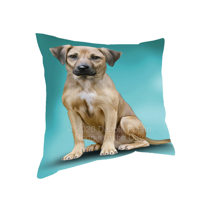 Black Mouth Cur Dog Pillow with Top Quality High-Resolution Images - Ultra Soft Pet Pillows for Sleeping - Reversible & Comfort - Ideal Gift for Dog Lover - Cushion for Sofa Couch Bed - 100% Polyester