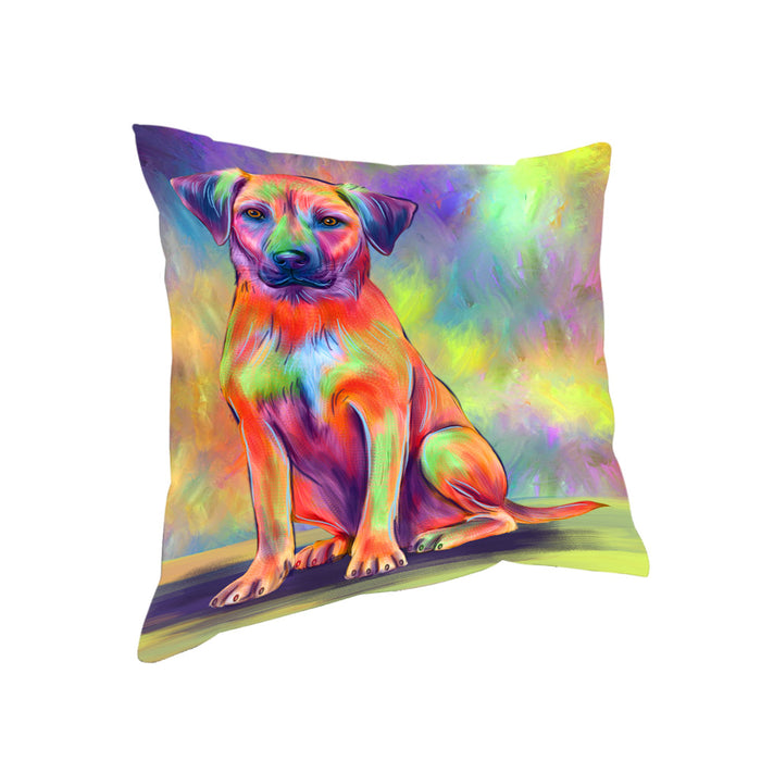 Paradise Wave Black Mouth Cur Dog Pillow with Top Quality High-Resolution Images - Ultra Soft Pet Pillows for Sleeping - Reversible & Comfort - Ideal Gift for Dog Lover - Cushion for Sofa Couch Bed - 100% Polyester